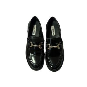 Steve Madden Lando Black Loafers